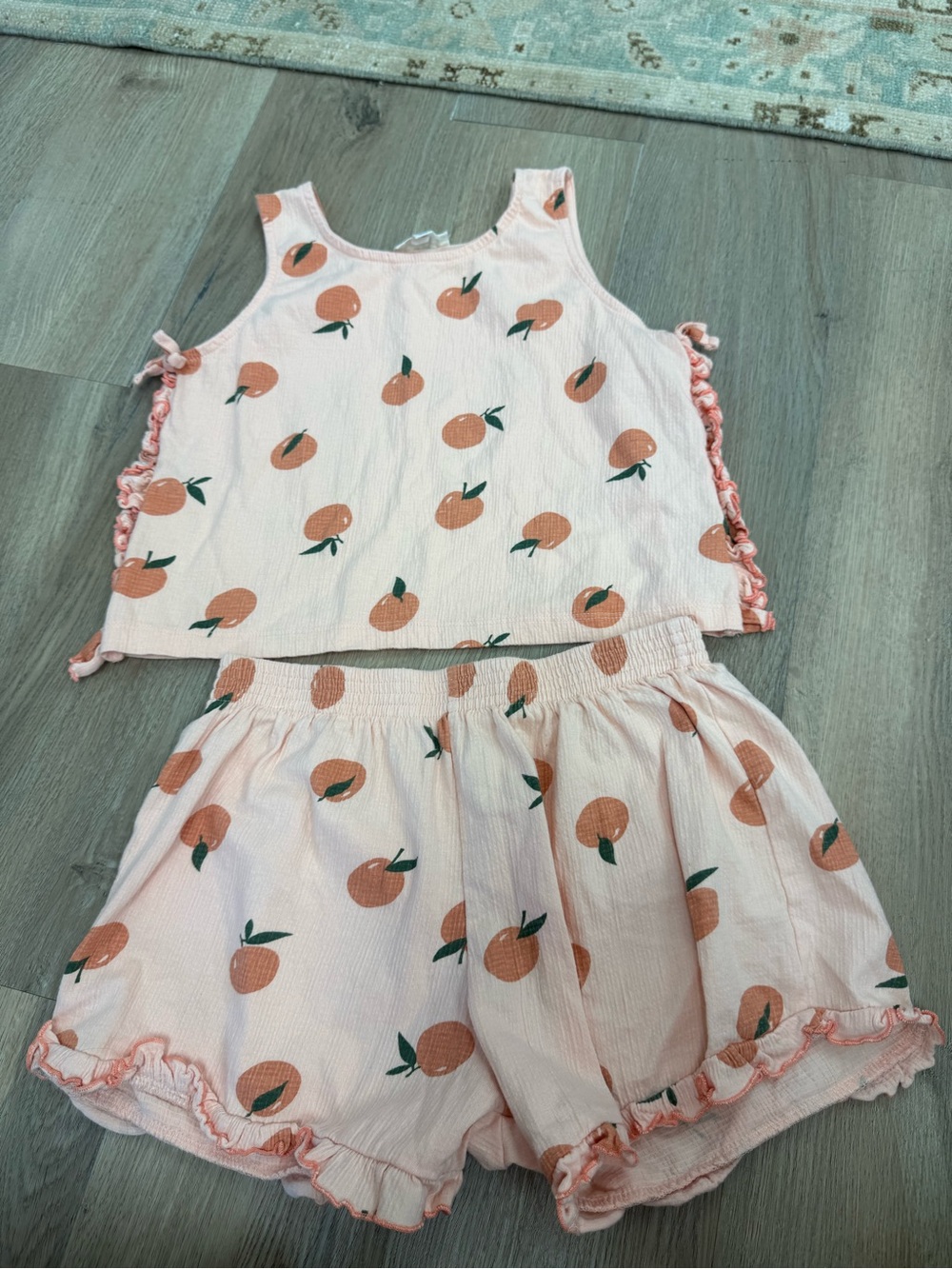 Jessica Simpson girls orange set